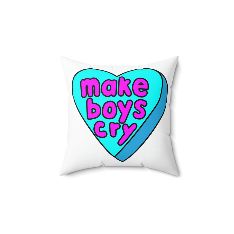 Make Boys Cry Candy Heart Pillow