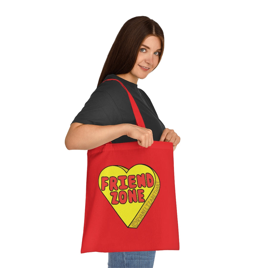 Friend Zone Candy Heart Tote Bag