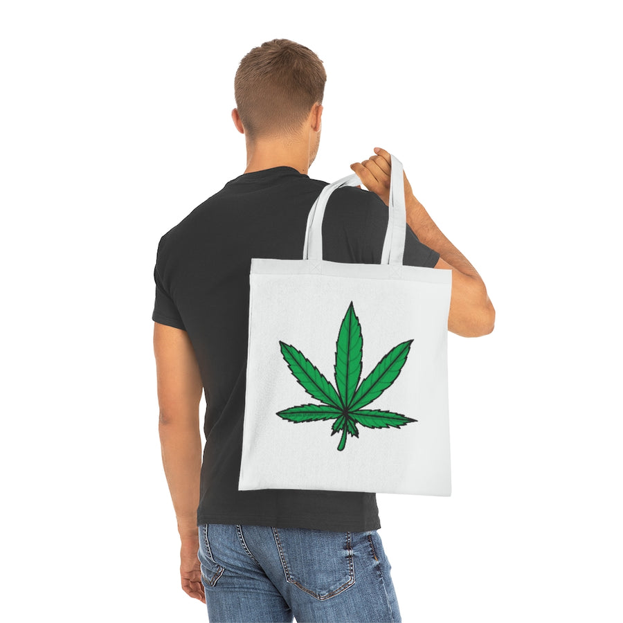 Weed Leaf Tote Bag