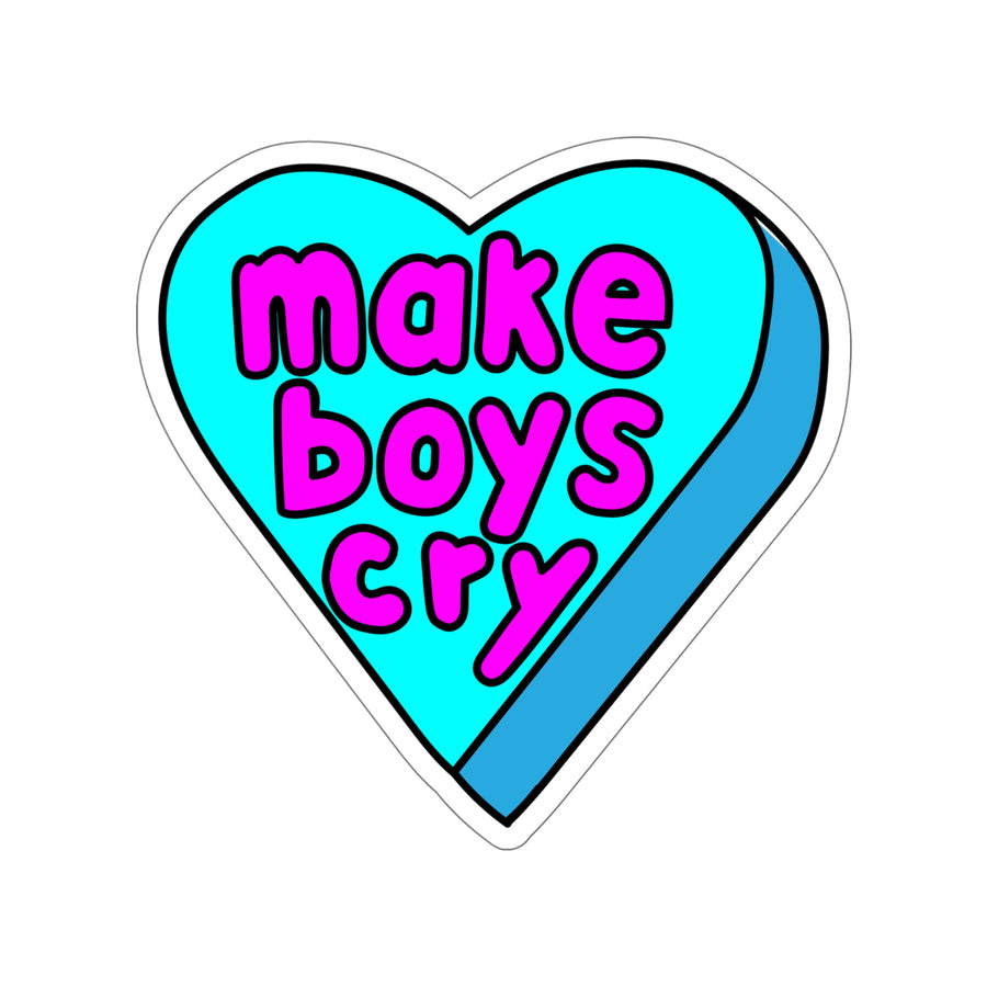 Make Boys Cry Candy Heart Stickers