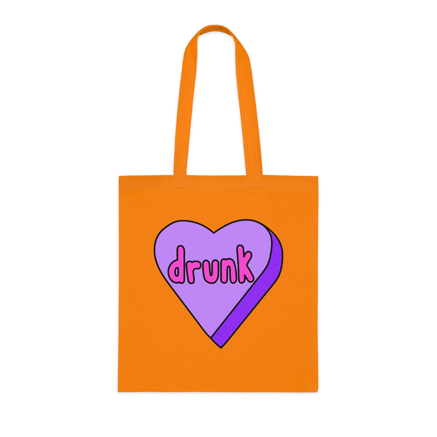 Drunk Candy Heart Tote Bag