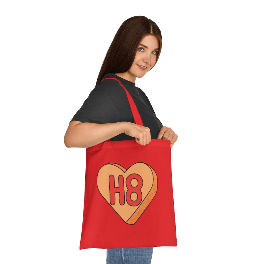 H8 Candy Heart Tote Bag