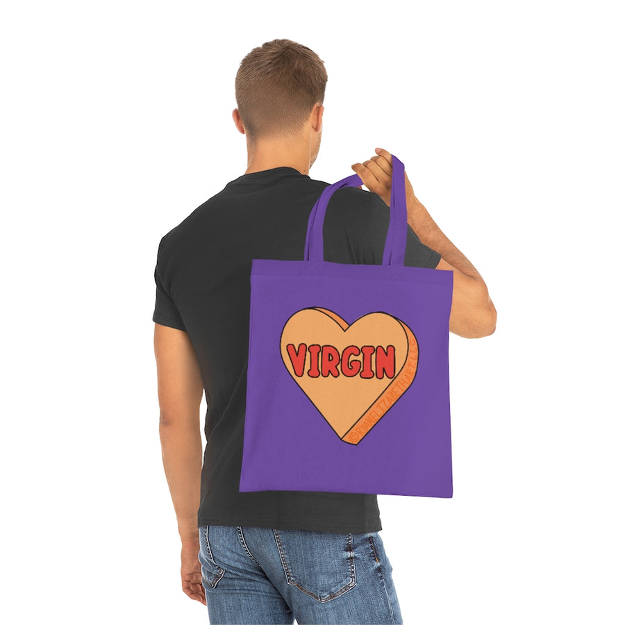 Virgin Candy Heart Tote Bag