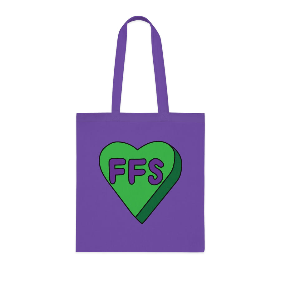 FFS Candy Heart Tote Bag