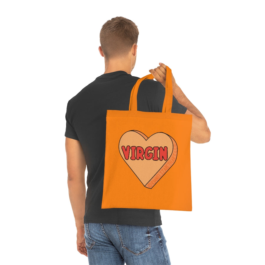 Virgin Candy Heart Tote Bag