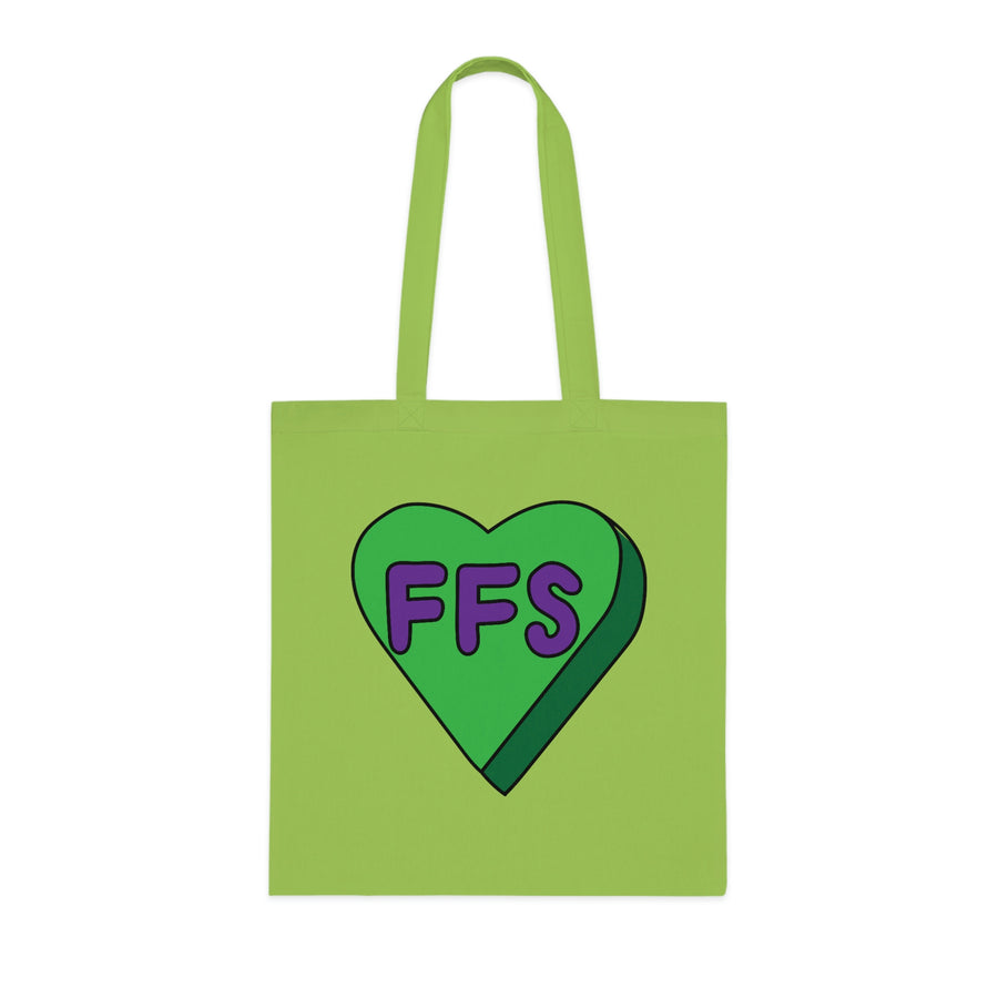 FFS Candy Heart Tote Bag