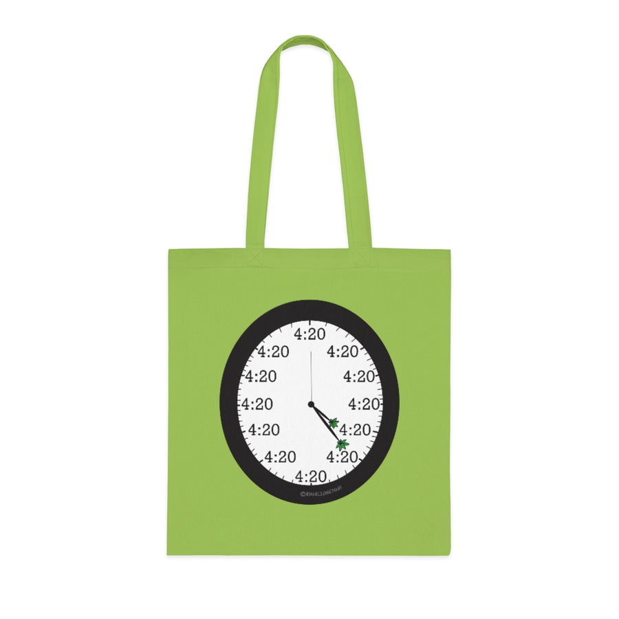 4:20 Clock Tote Bag