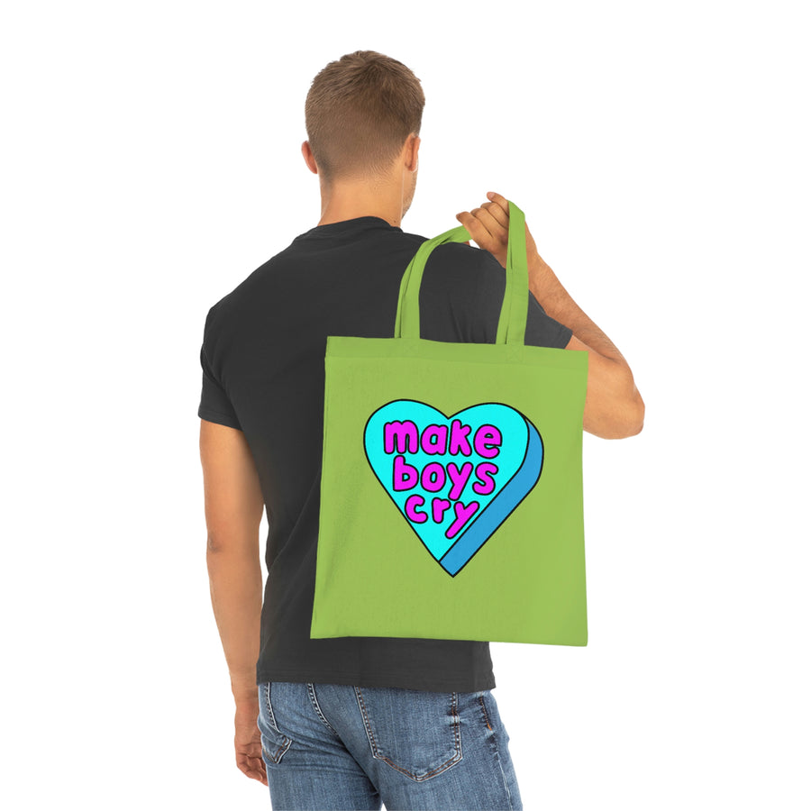 Make Boys Cry Candy Heart Tote Bag