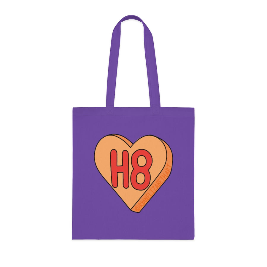 H8 Candy Heart Tote Bag