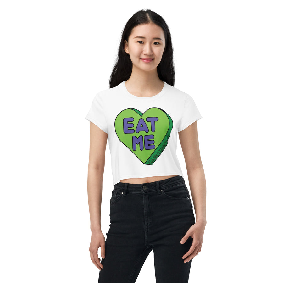 Eat Me Candy Heart Crop Top