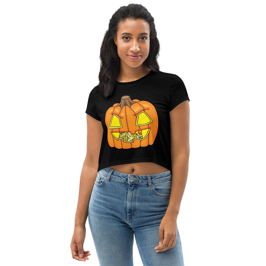 Jack-O-Lantern Crop Top