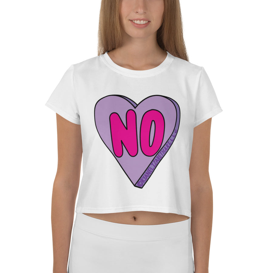 No Candy Heart Crop Top