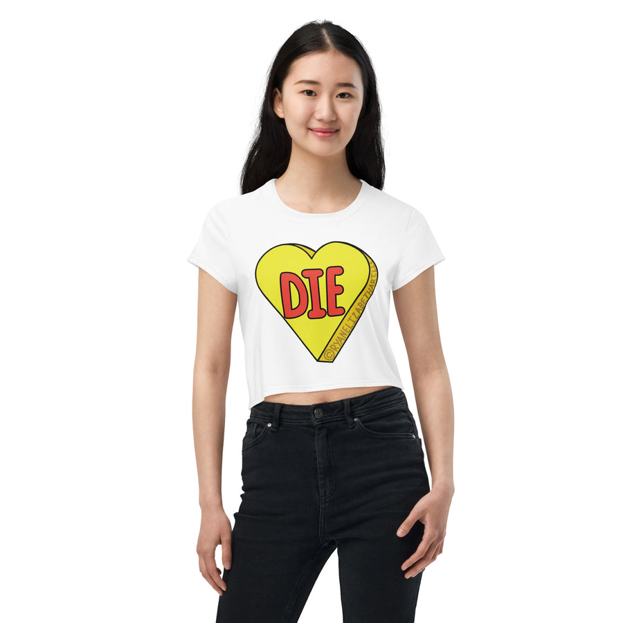 Die Candy Heart Crop Top