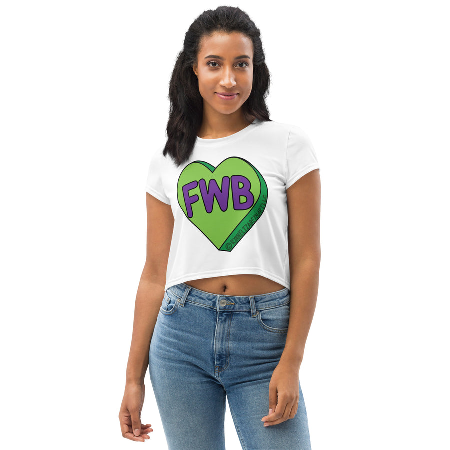 FWB Candy Heart Crop Top