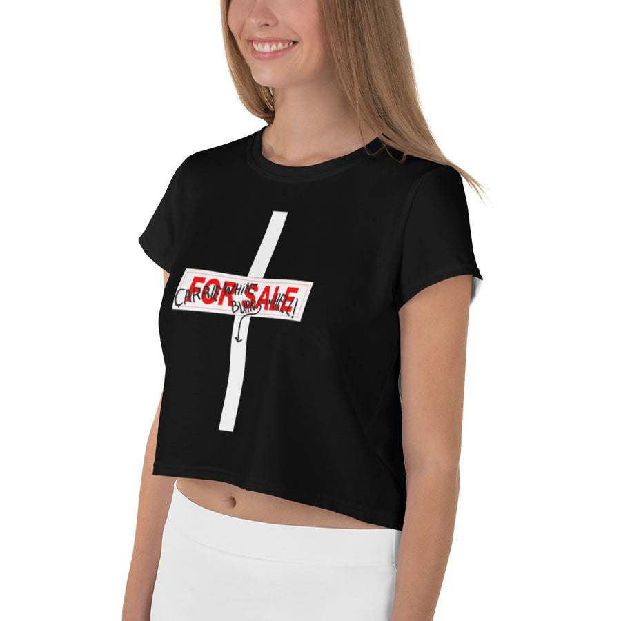 Carrie White Crop Top