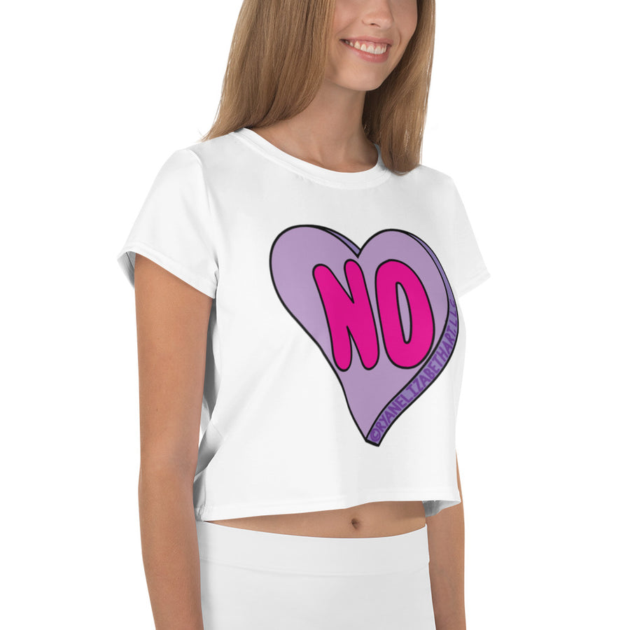 No Candy Heart Crop Top