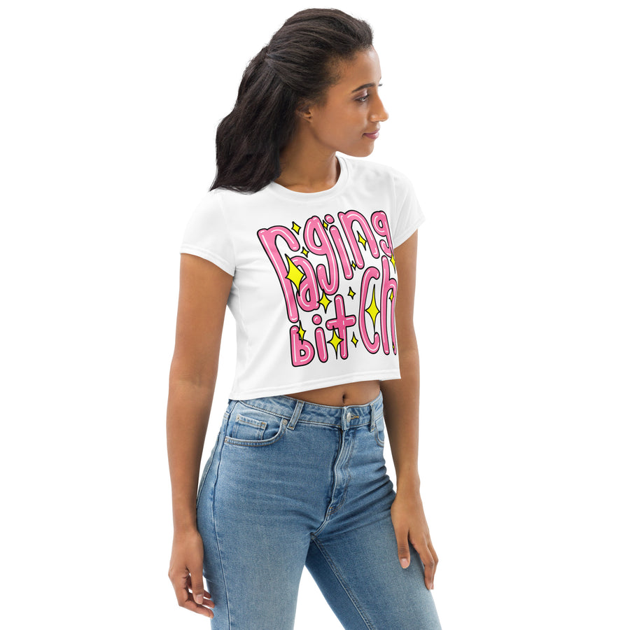 Raging Bitch Crop Top