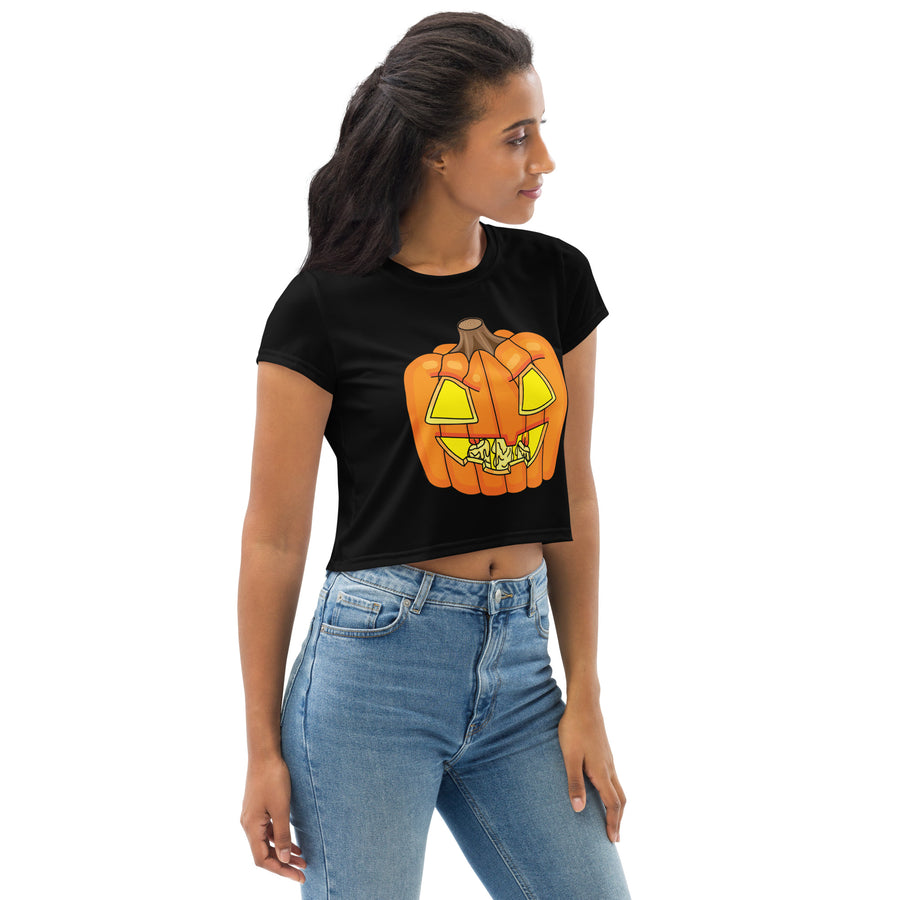 Jack-O-Lantern Crop Top