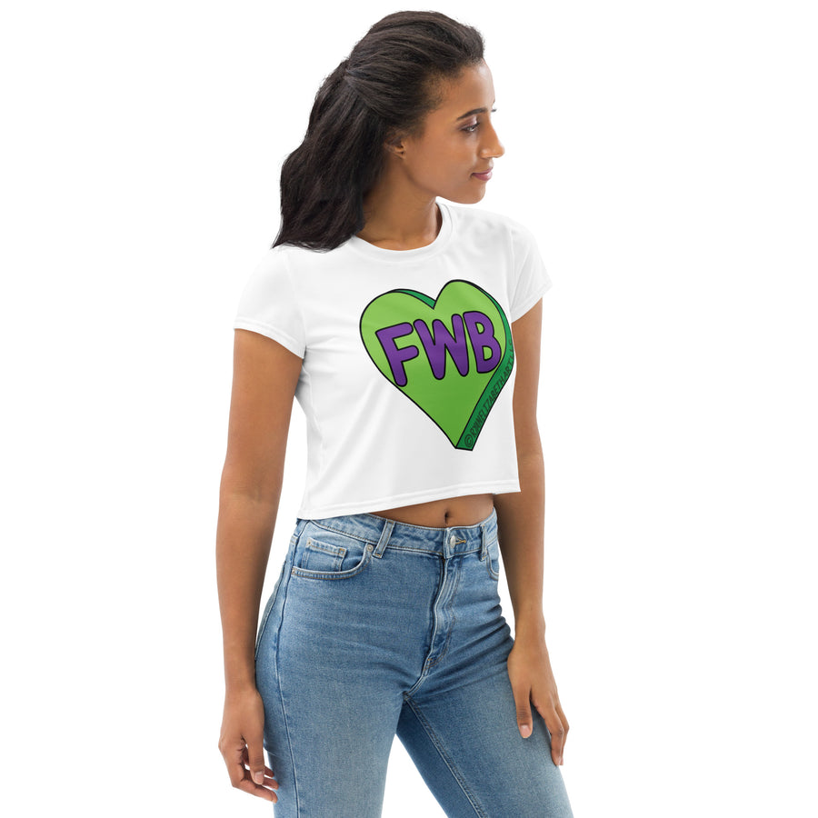 FWB Candy Heart Crop Top