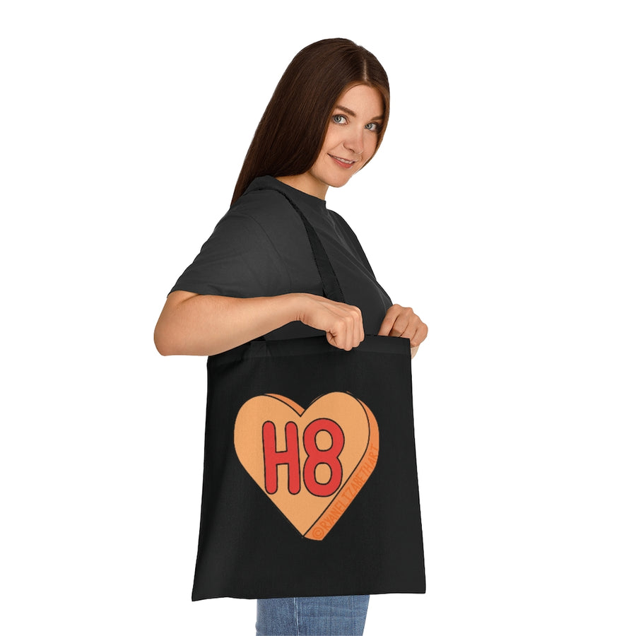 H8 Candy Heart Tote Bag