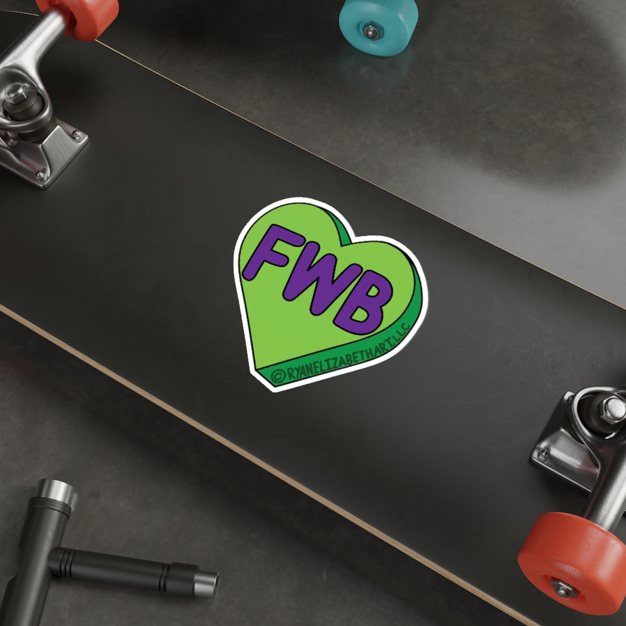 FWB Candy Heart Sticker