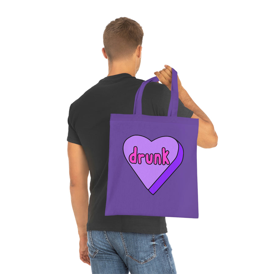 Drunk Candy Heart Tote Bag