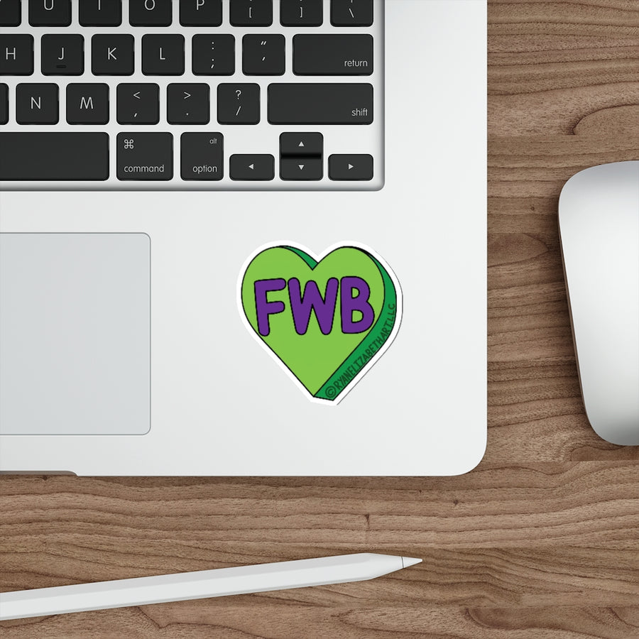 FWB Candy Heart Sticker