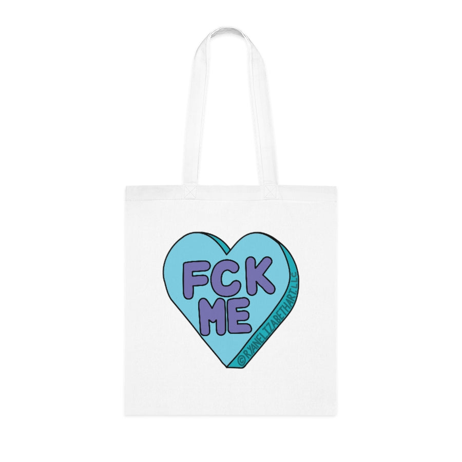 Fck Me Candy Heart Tote Bag