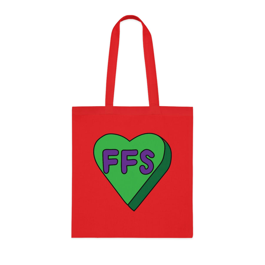 FFS Candy Heart Tote Bag