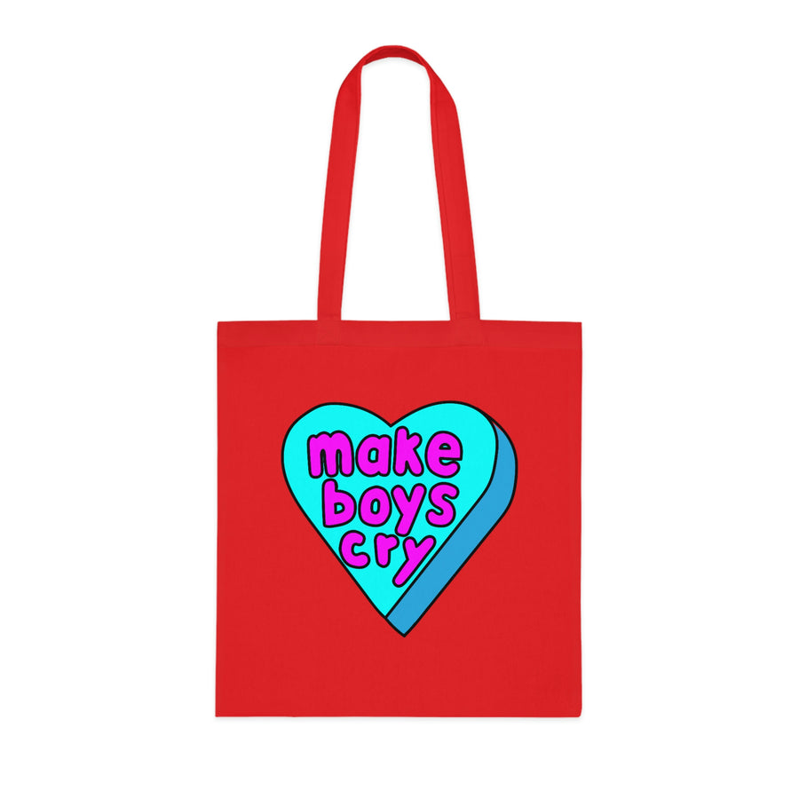 Make Boys Cry Candy Heart Tote Bag