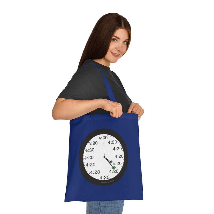 4:20 Clock Tote Bag