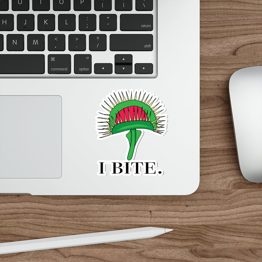 I Bite. Sticker