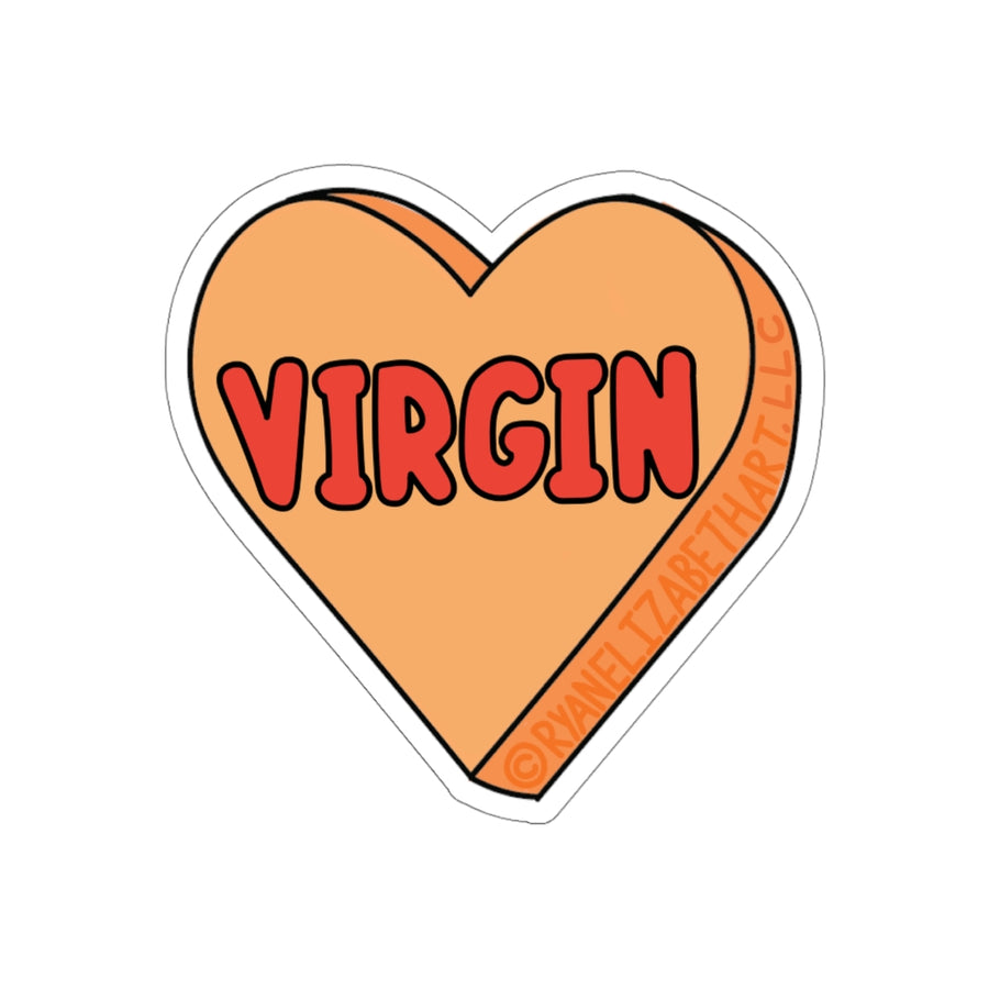 Virgin Candy Heart Sticker