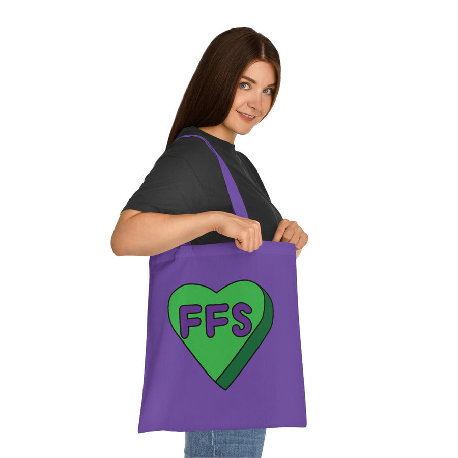 FFS Candy Heart Tote Bag