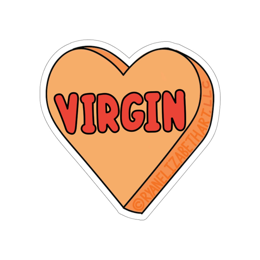 Virgin Candy Heart Sticker