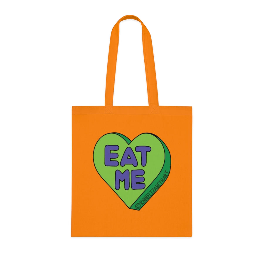 Eat Me Candy Heart Tote Bag