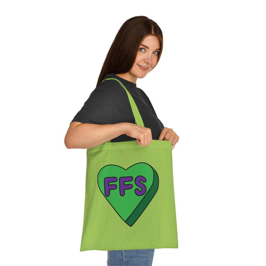 FFS Candy Heart Tote Bag