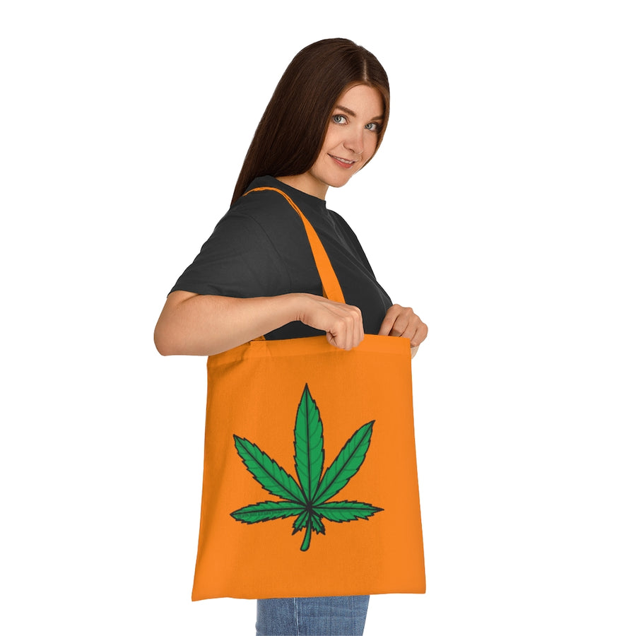 Weed Leaf Tote Bag