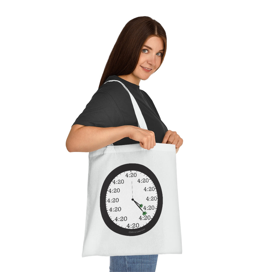 4:20 Clock Tote Bag