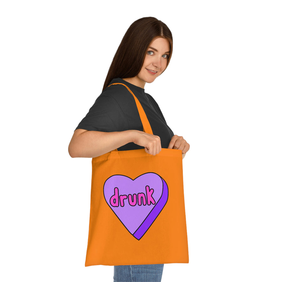 Drunk Candy Heart Tote Bag