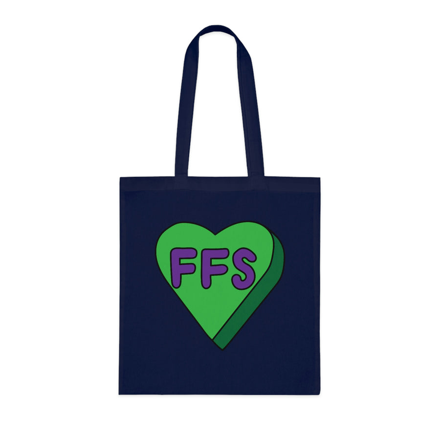 FFS Candy Heart Tote Bag