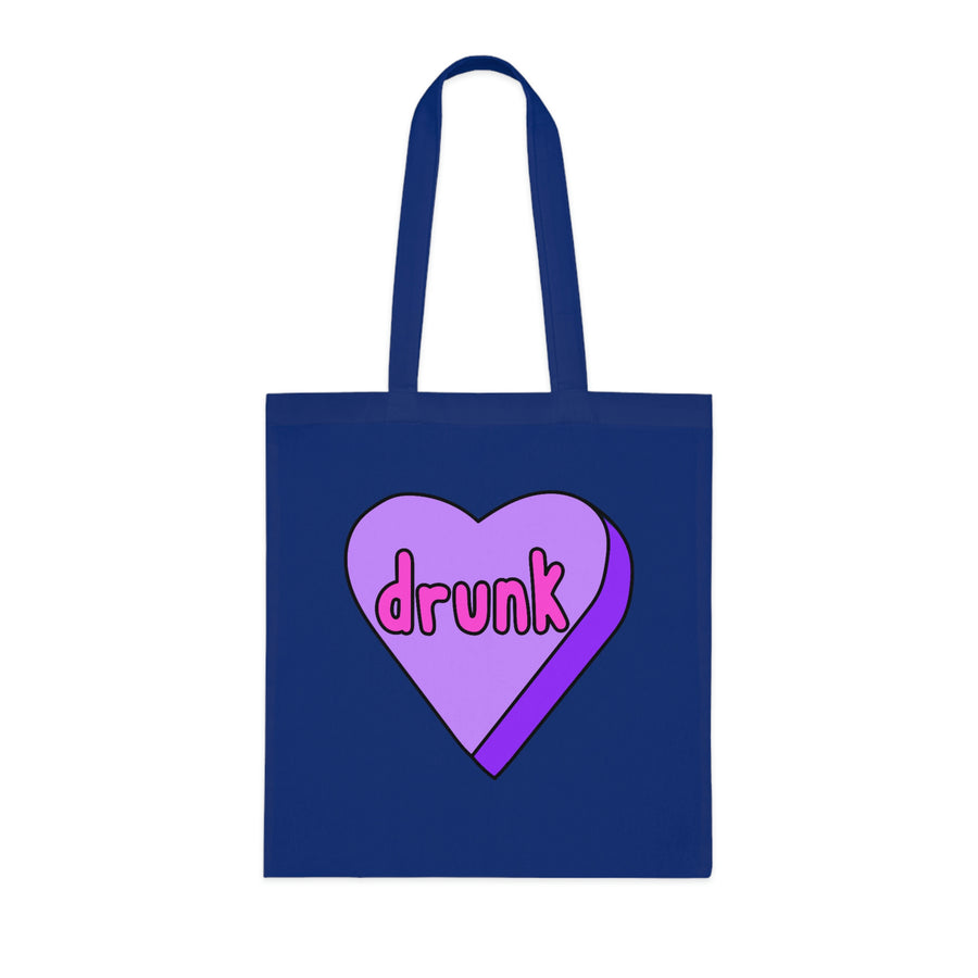 Drunk Candy Heart Tote Bag