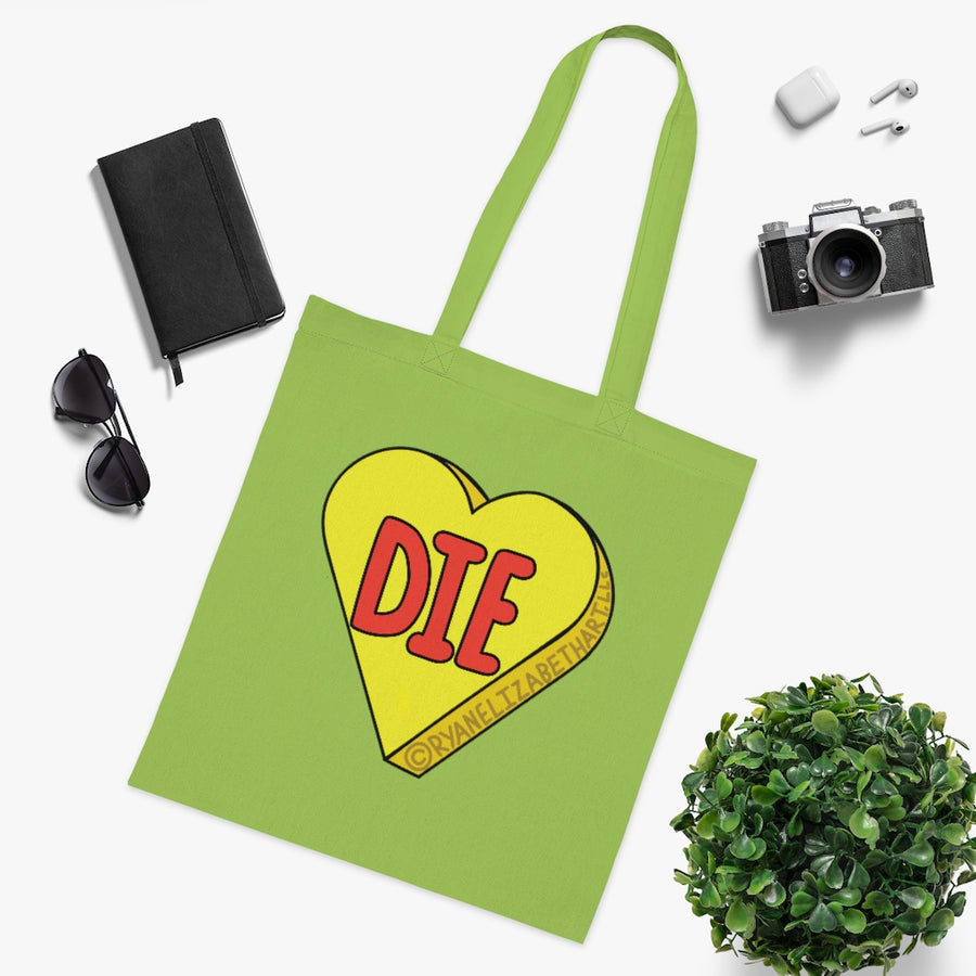 Die Candy Heart Tote Bag