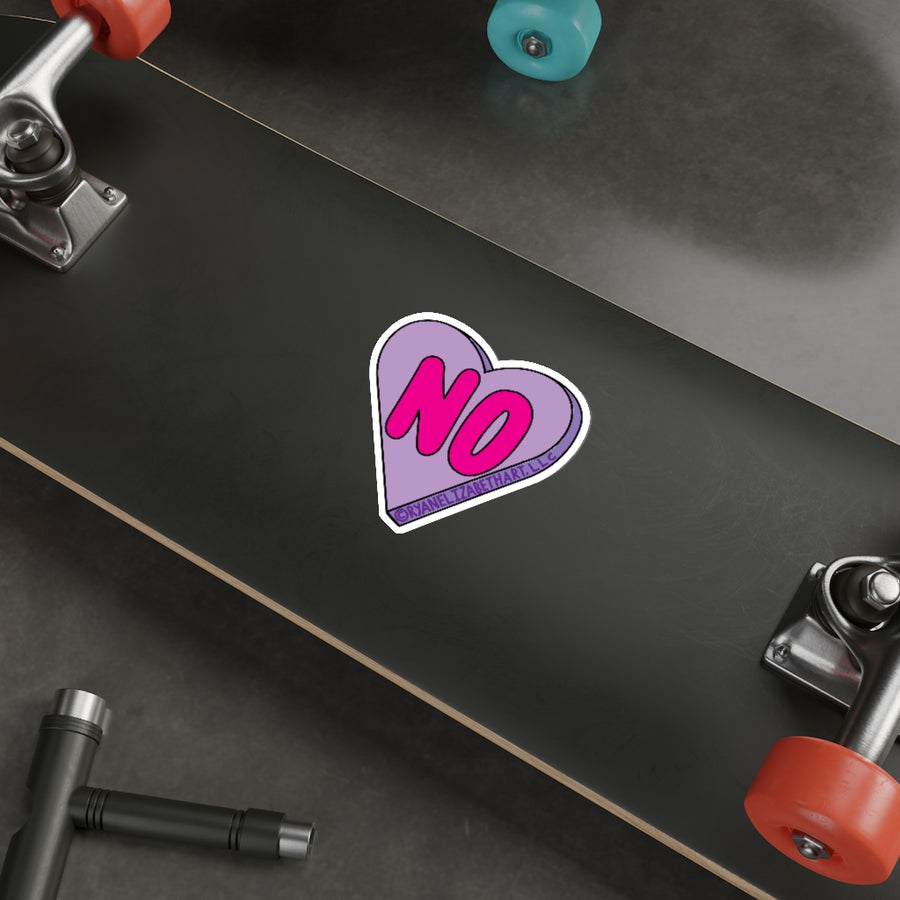 No Candy Heart Sticker