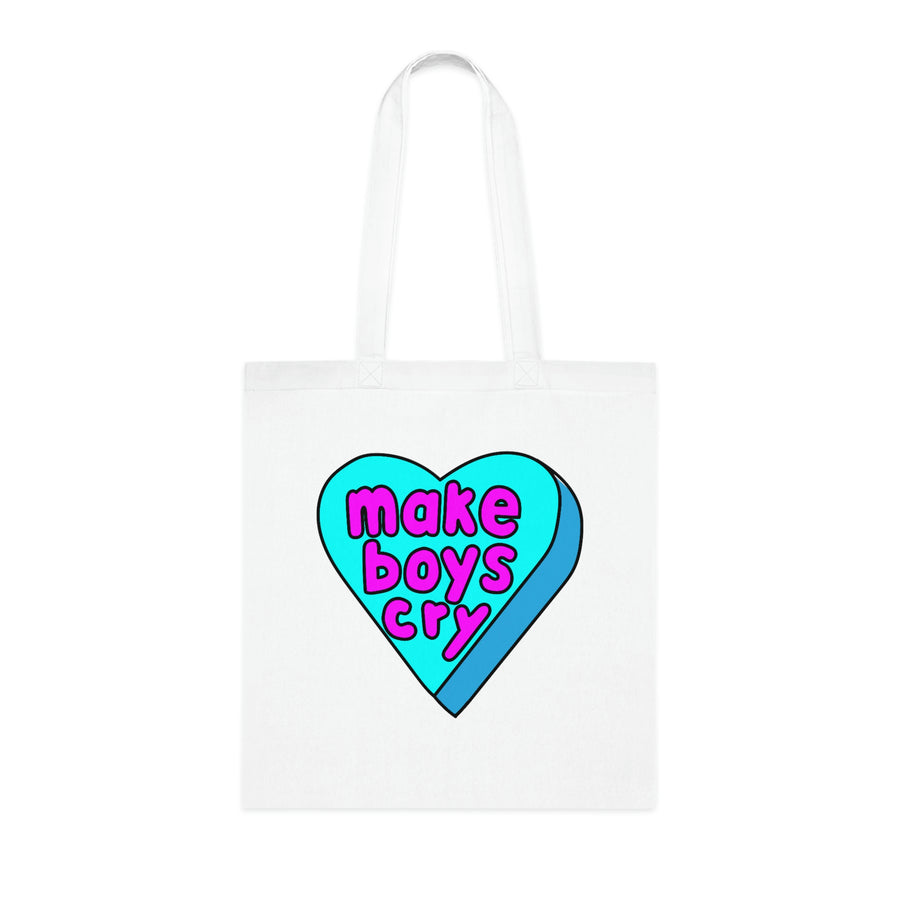 Make Boys Cry Candy Heart Tote Bag