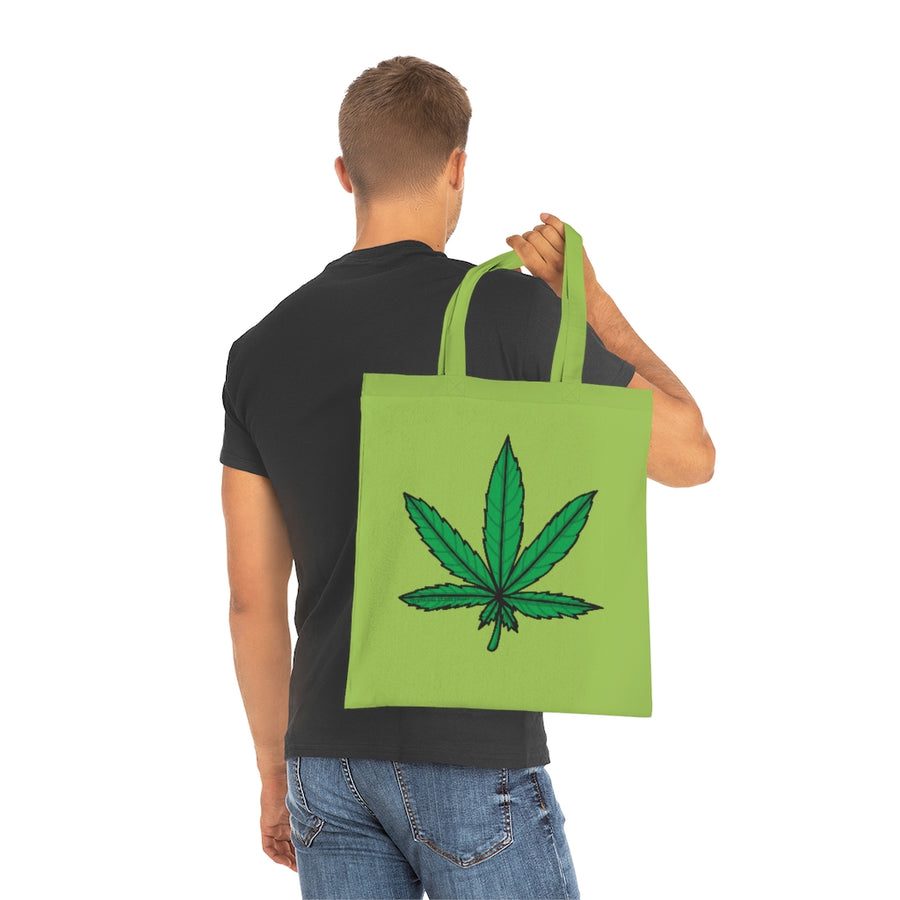 Weed Leaf Tote Bag