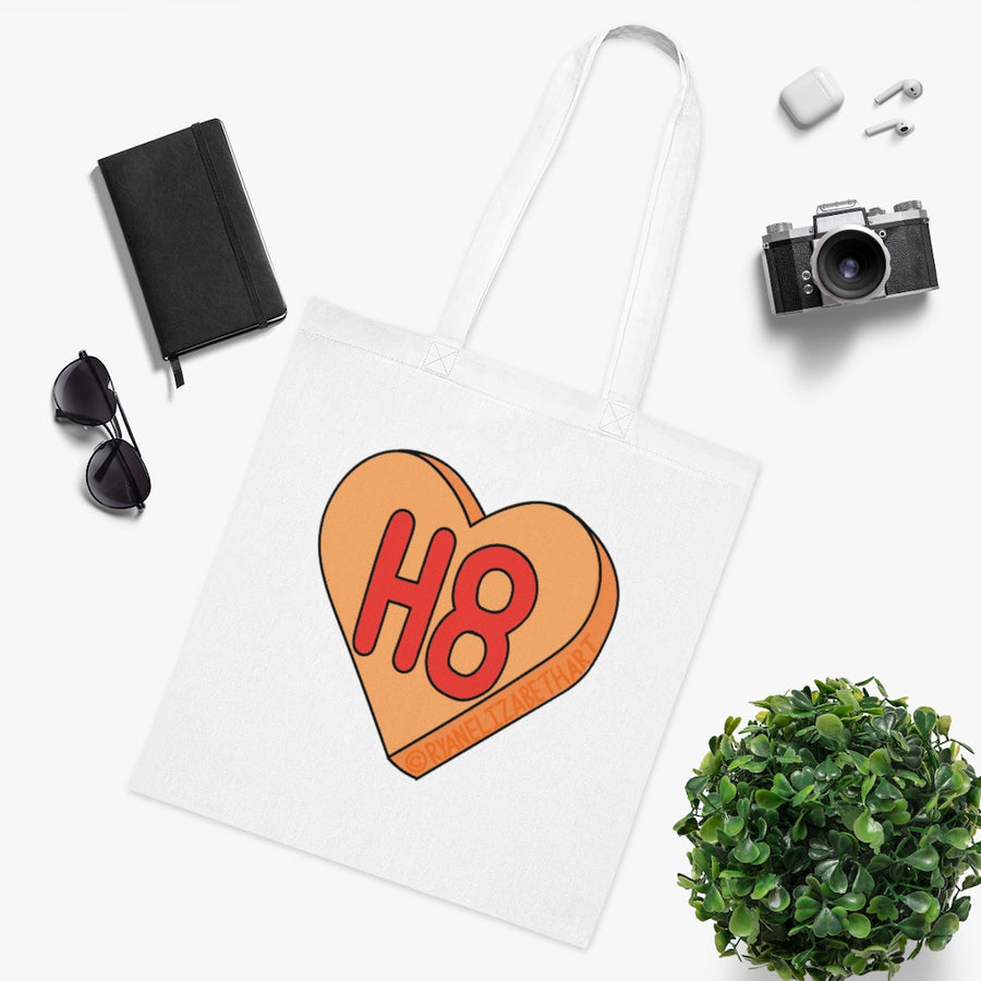 H8 Candy Heart Tote Bag