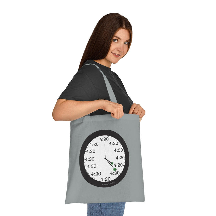 4:20 Clock Tote Bag