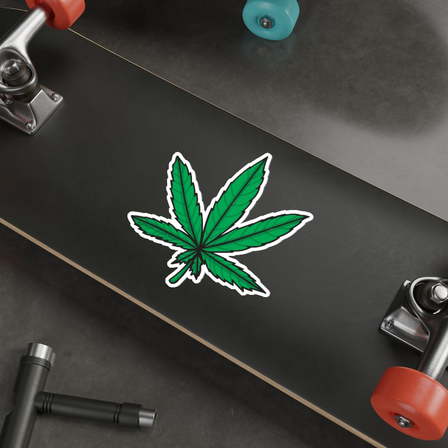 Weed Leaf Sticker