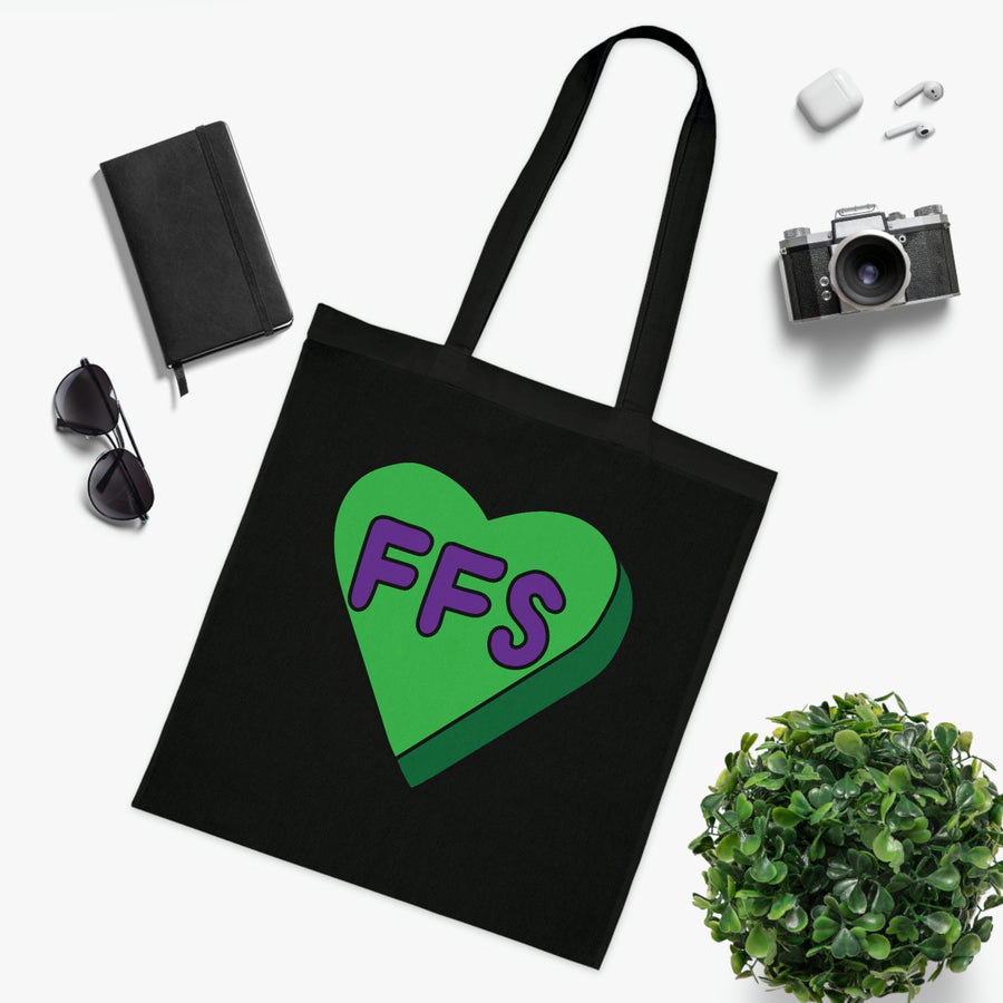 FFS Candy Heart Tote Bag